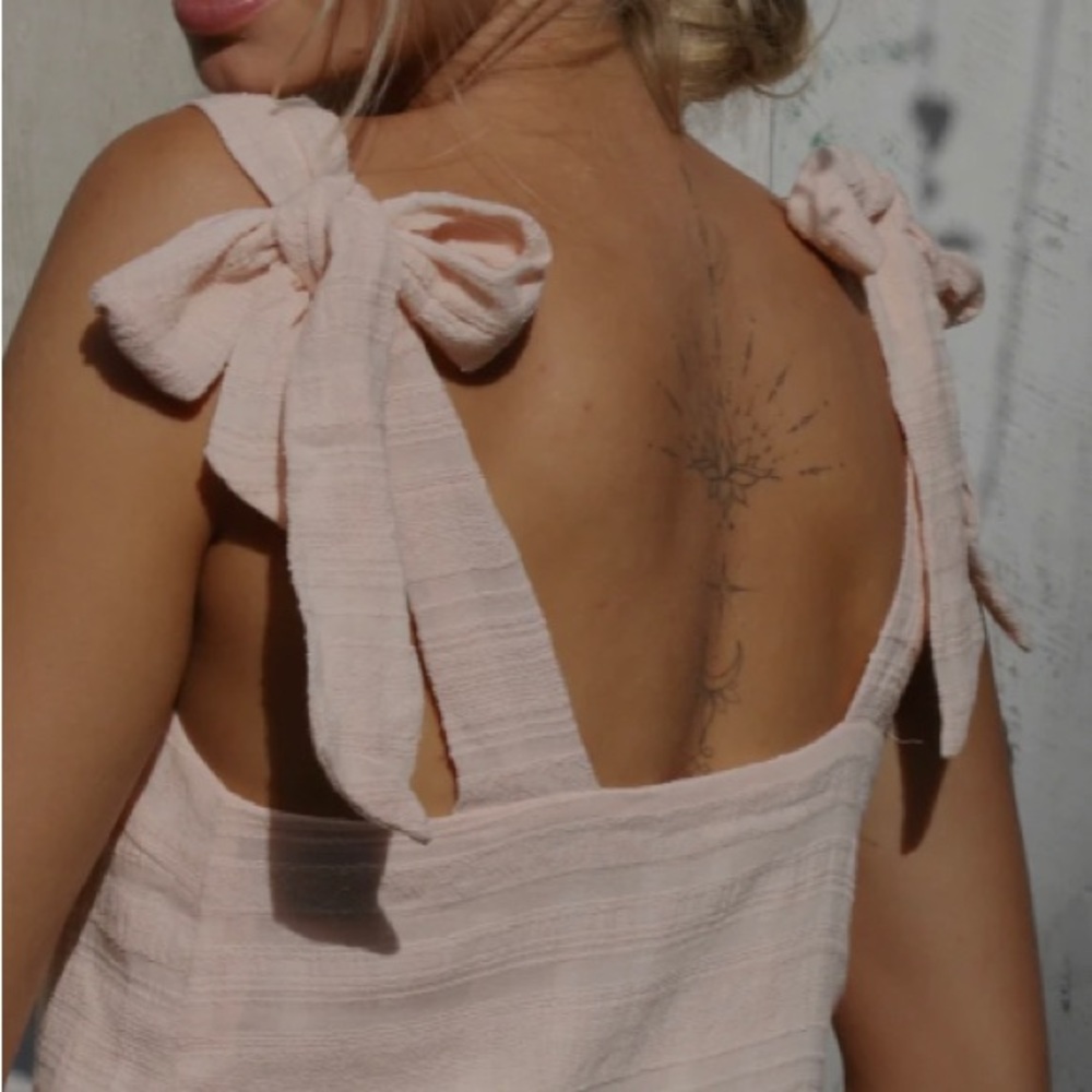 HAZEL & FOLK Maxi Dress. Size XL, US 10/12. Gauze maxi dress. Blush Pink. NEW